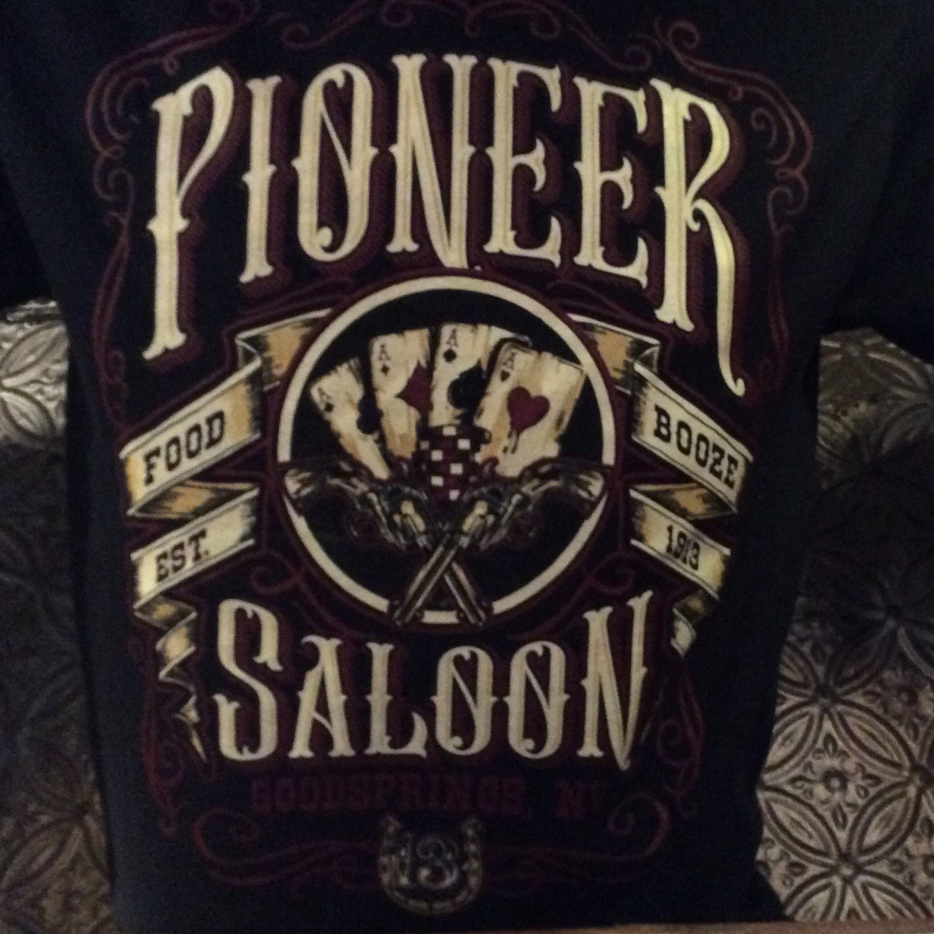 Pioneer Saloon 4 Aces T-SHIRT | Pioneer Saloon